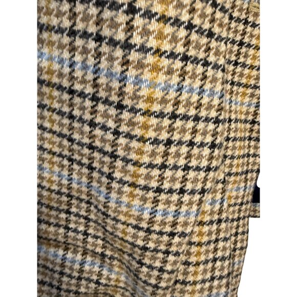 Gap Womens Houndstooth Plaid Blazer Size 2 Button Closure Beige & Black Pattern - Picture 10 of 12